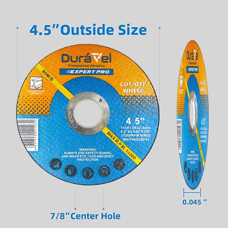 درافل قرص قطع دورافيل إكسبرت برو 4.5 بوصة - عبوة من 20 قطعة - Image 5